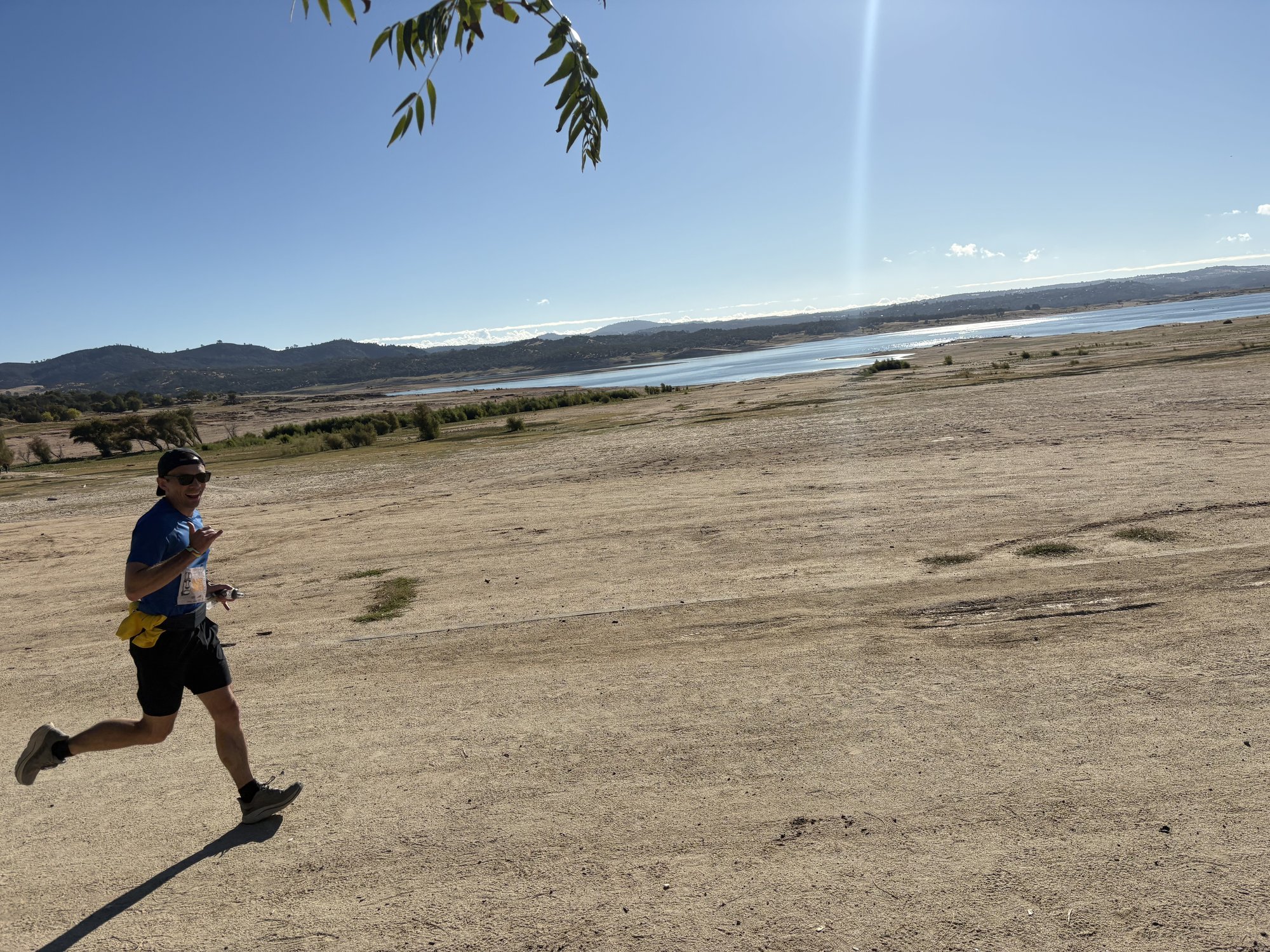 100 yards from the finish line!